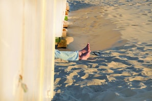 On the beach