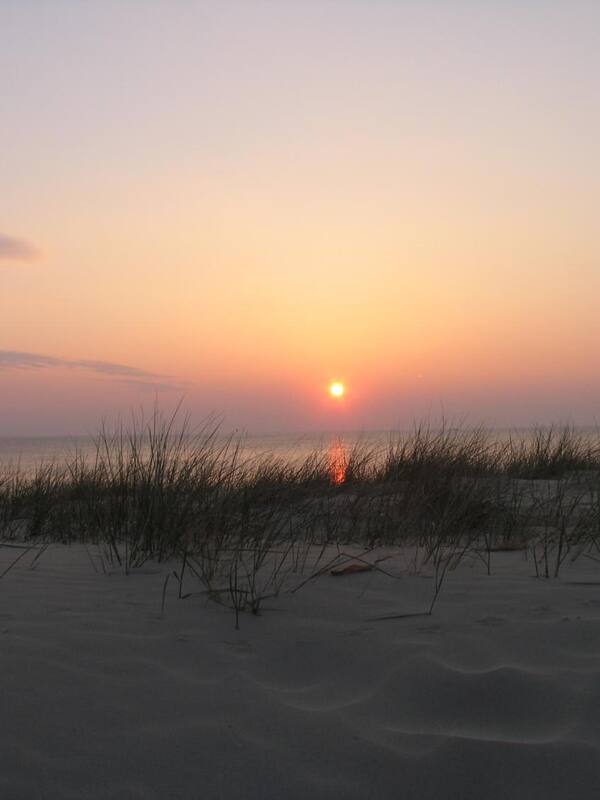 Na praia