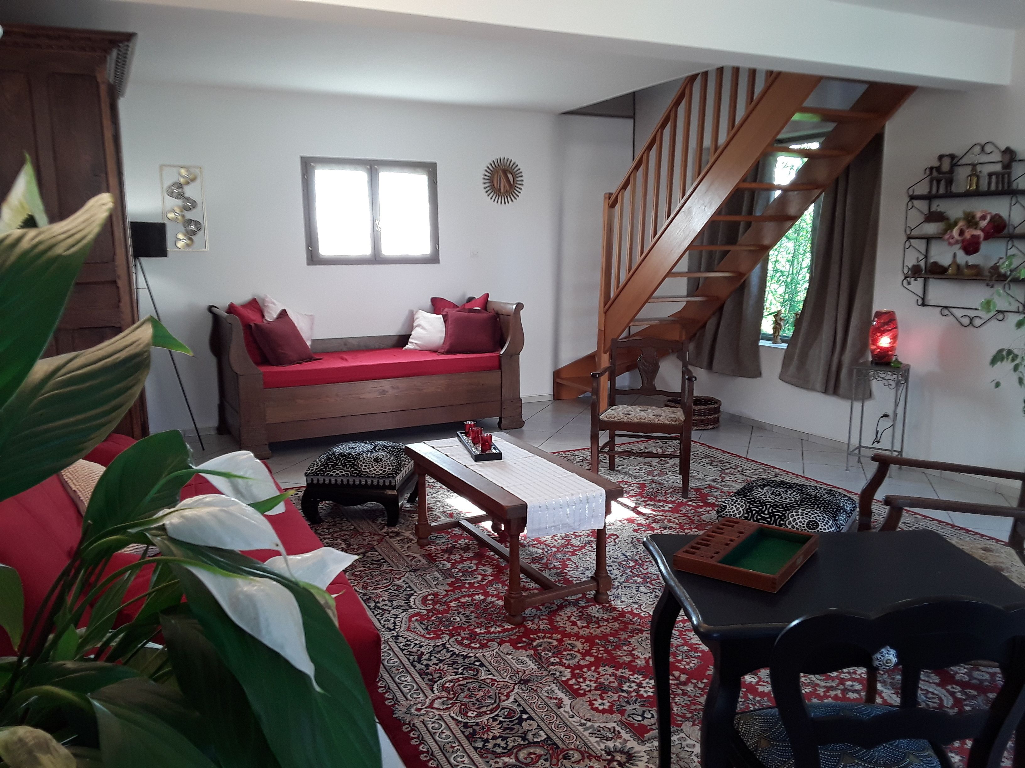 Alloggio Comfort su due livelli, 1 camera da letto, bagno privato | Area soggiorno