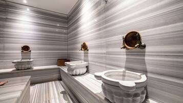 Couples treatment rooms, Turkish bath, body treatments, aromatherapy