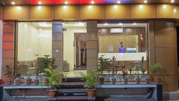 Voorkant van accommodatie