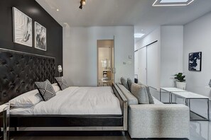 2 habitaciones, ropa de cama de alta calidad y escritorio