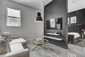 Quarto casal (3205) | 2 quartos, roupas de cama premium, escrivaninha
