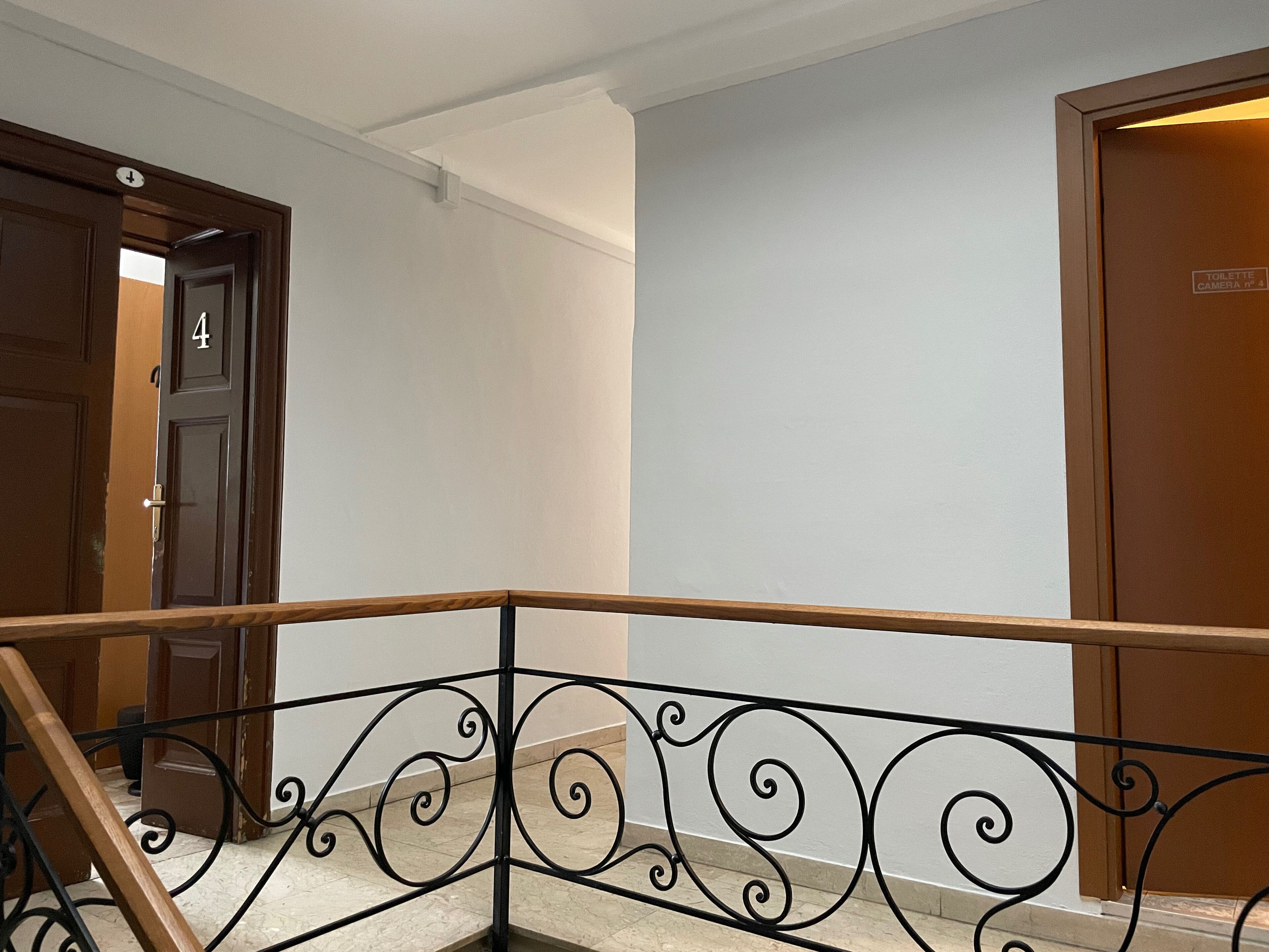 basic quadruple room | bathroom | shower, hair dryer, towels