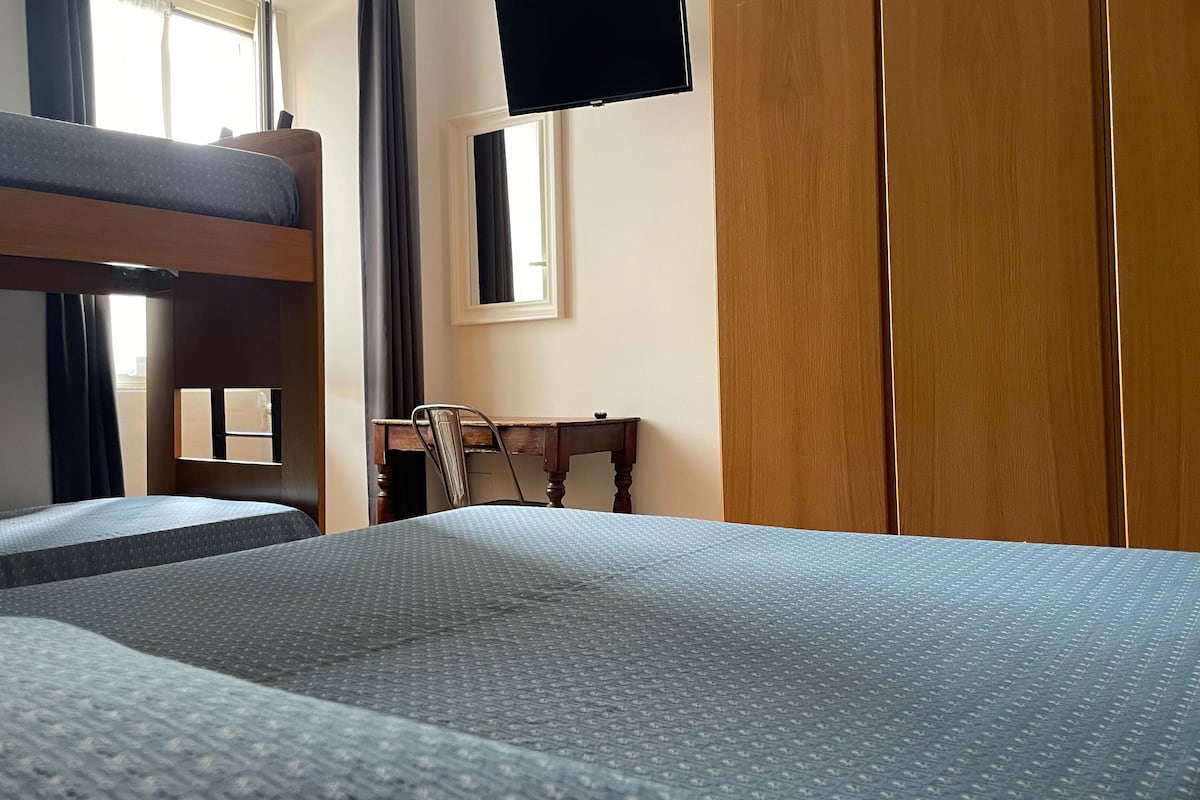 basic quadruple room | in-room safe, blackout curtains, cots/infant beds, free wifi