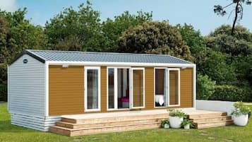 Stacaravan (Premium Orchidée 3 chambres) | Terras