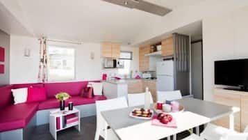 Casa rodante (Premium Orchidée 3 chambres) | Sala de estar