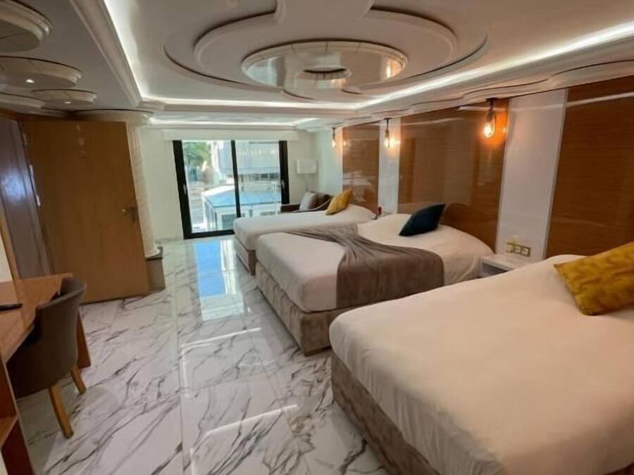 In-room safe, blackout curtains, soundproofing, free WiFi