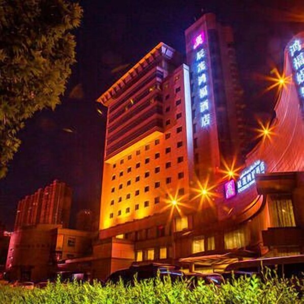 Front of property – evening/night