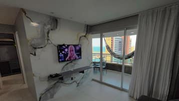 Apartamento panorâmico | Área de estar
