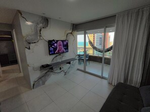 Panoramic Apartment | Living area - Apartamento Vista mar Praia de Iracema (Fortaleza)