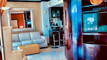 1 habitación y ropa de cama de alta calidad