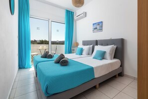 5 habitaciones, caja de seguridad en la habitación y escritorio 