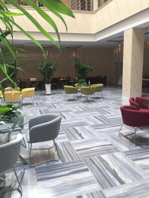 Lobby sitting area