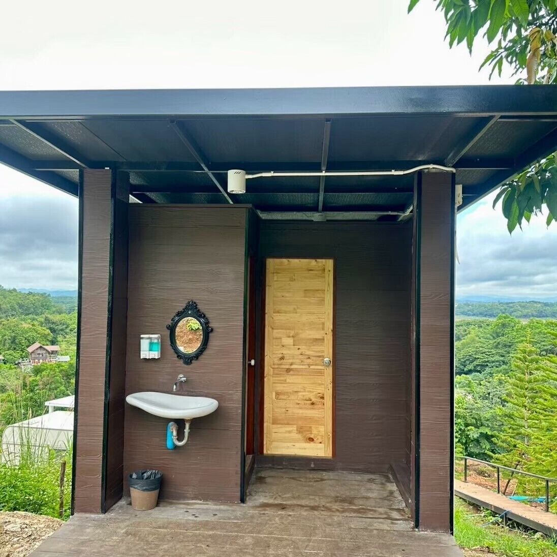 white dome | shared bathroom