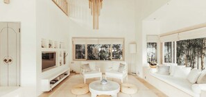 Villa, 1 chambre, vue sur la vallée | Aire de séjour