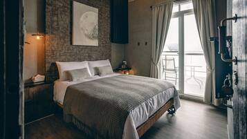 Habitación estándar doble, balcón | Wifi gratis y ropa de cama