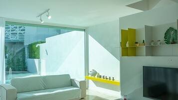 Vila Comfort, 3 kamar tidur, kolam renang pribadi | Area keluarga | TV layar datar