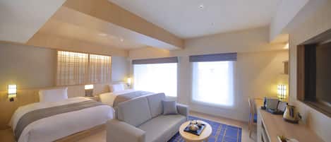 Premium bedding, down duvets, in-room safe, individually decorated