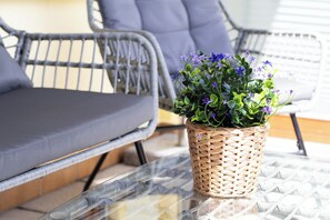 Apartment, 2 Schlafzimmer, Balkon | Balkon