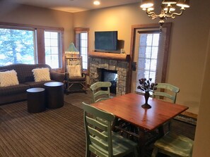 Dining - Creekside Condo w/ private hot tub at Boyne!  Ski-in/Ski-out, Golf, Bike, Swim  (Boyne Falls)