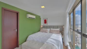 Suíte panorâmica | Cofres nos quartos, cortinas blackout, quartos à prova de som