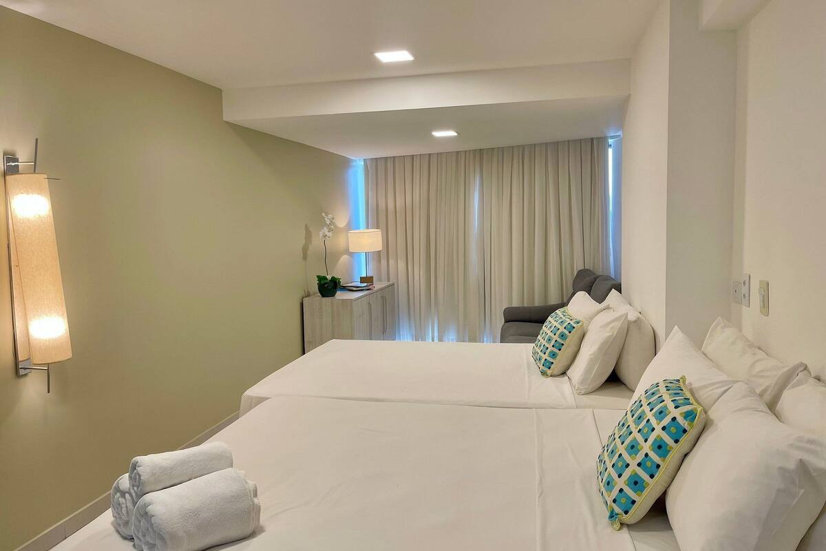 Apartamento básico | 1 dormitorio, caja fuerte, decoración individual y mobiliario individual