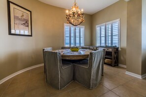 Three Bedroom Ocean View #301 | In-room dining
