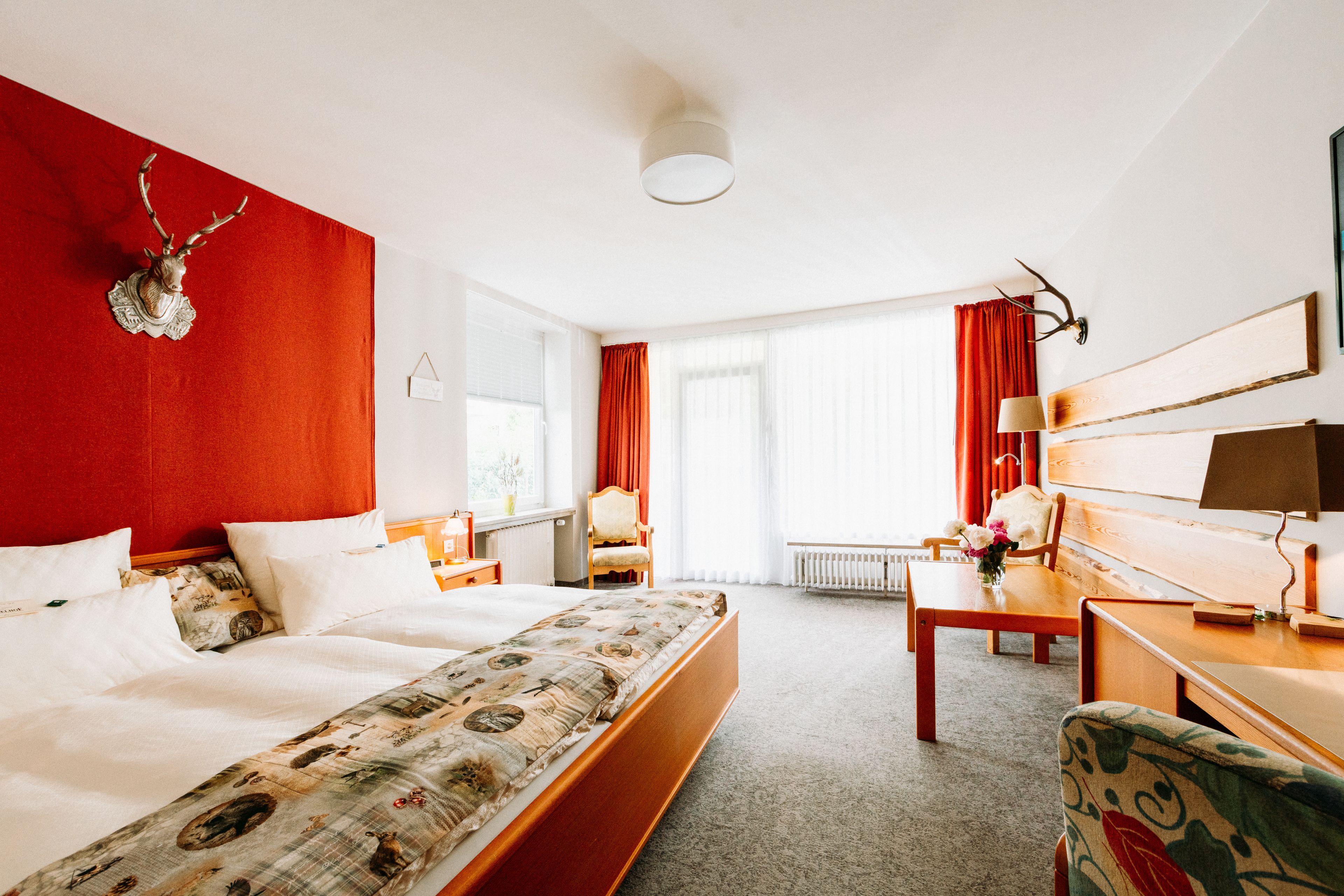 family double room | premium bedding, desk, soundproofing, free wifi