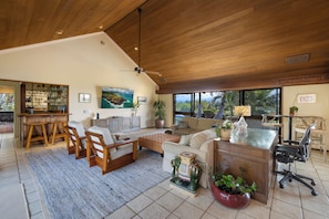 TV, DVD player - Mauna Kea Family Home with Stunning Ocean Views, Kids Room, Resort Access! (Kamuela)