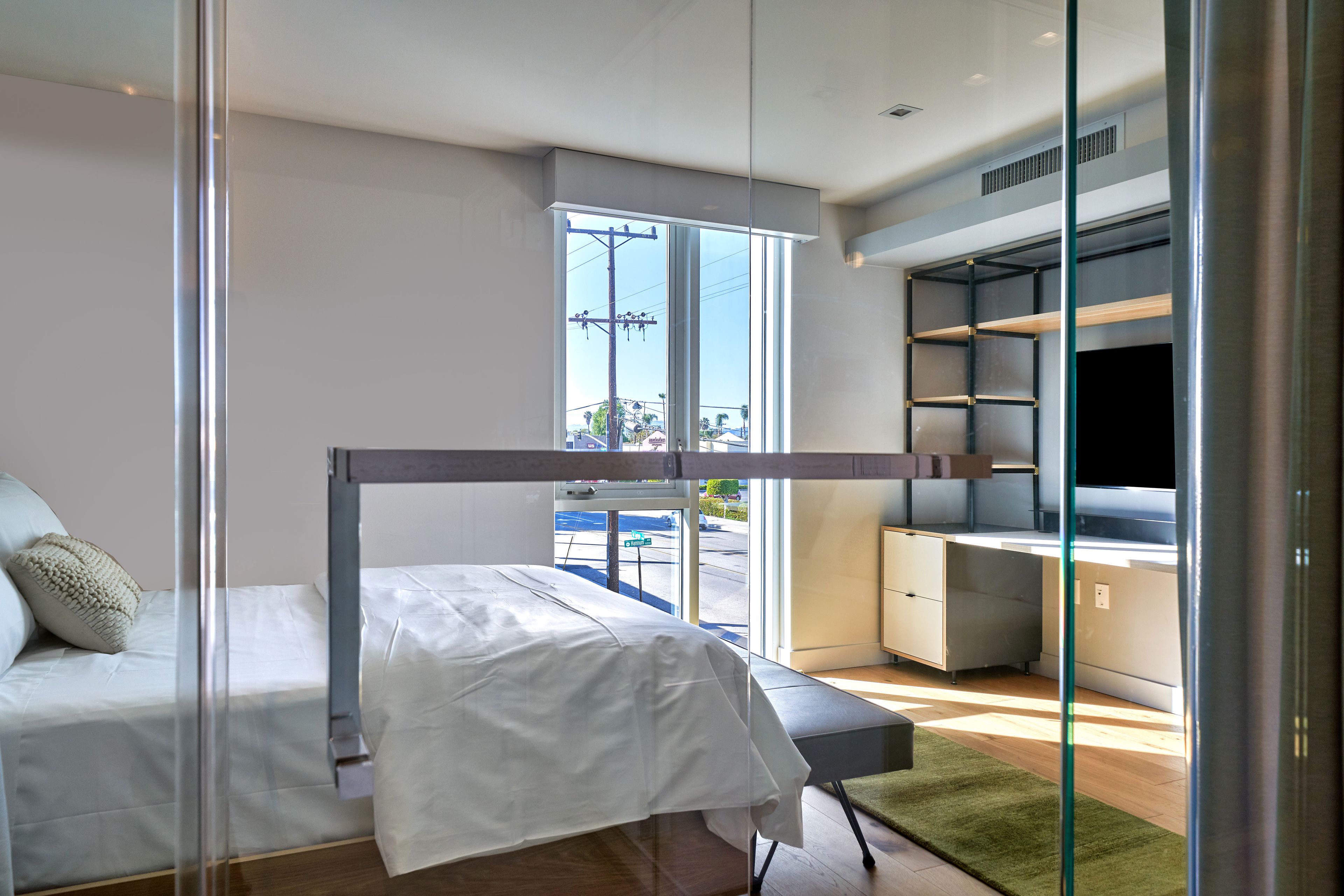 premier suite | premium bedding, memory-foam beds, desk, laptop workspace