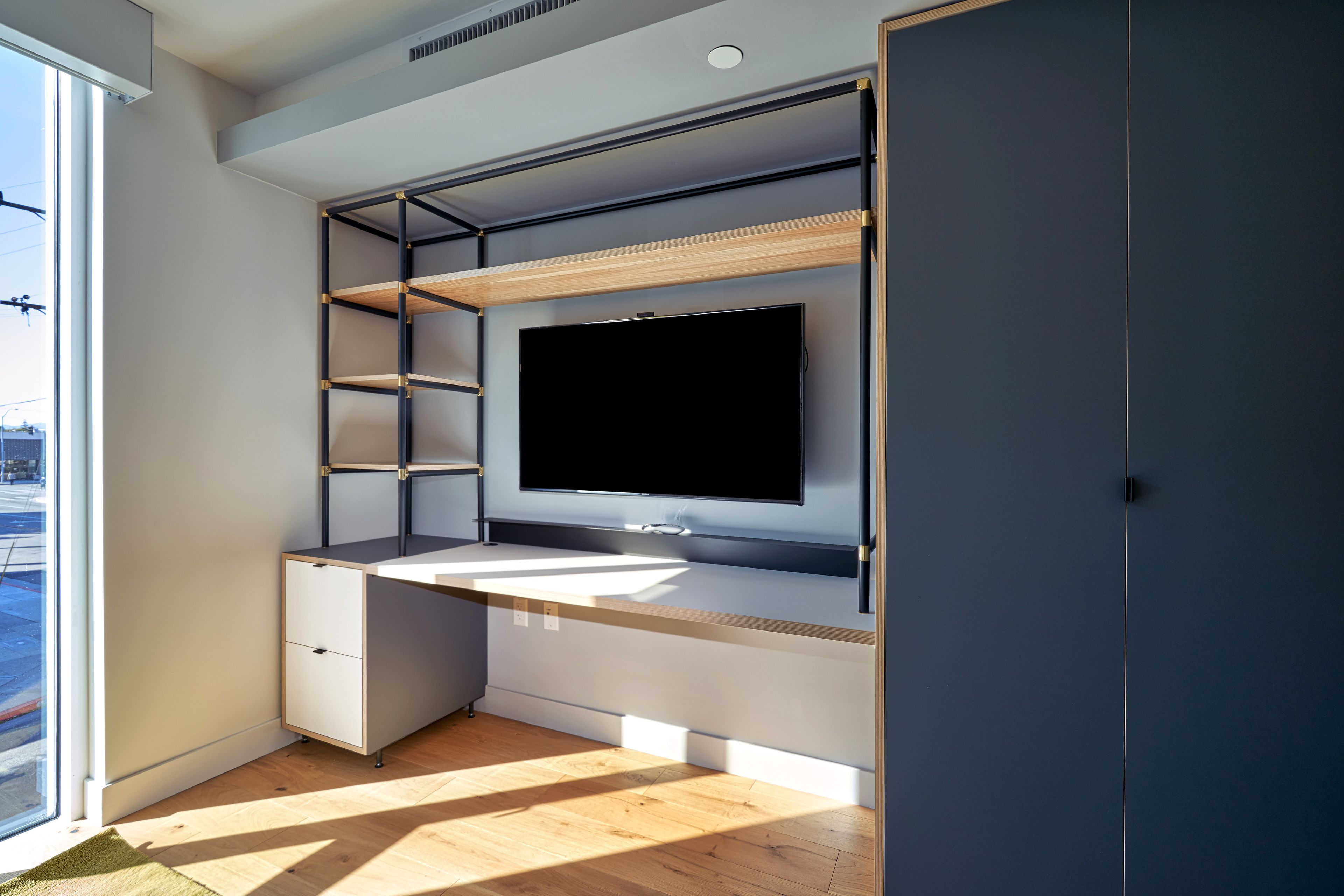 premier suite | living area | 50-inch smart tv with satellite channels, tv