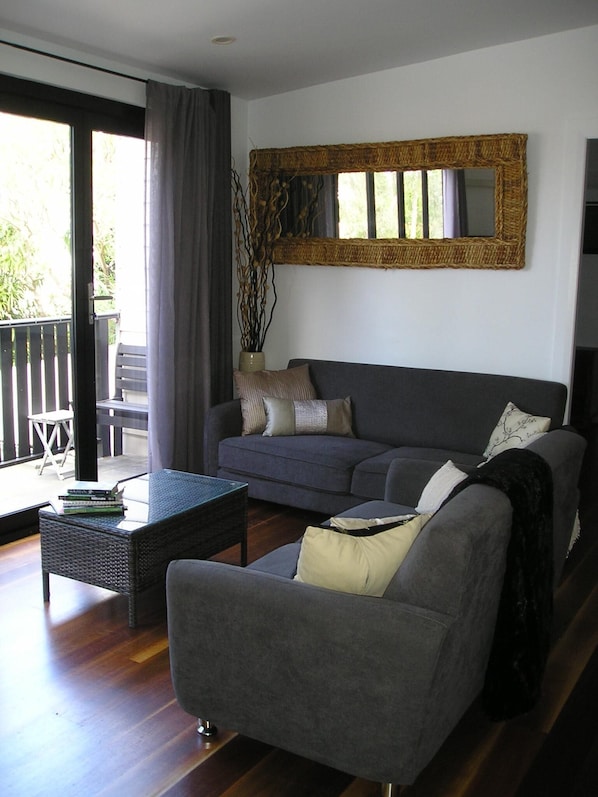 Smart TV, DVD player, books, video library