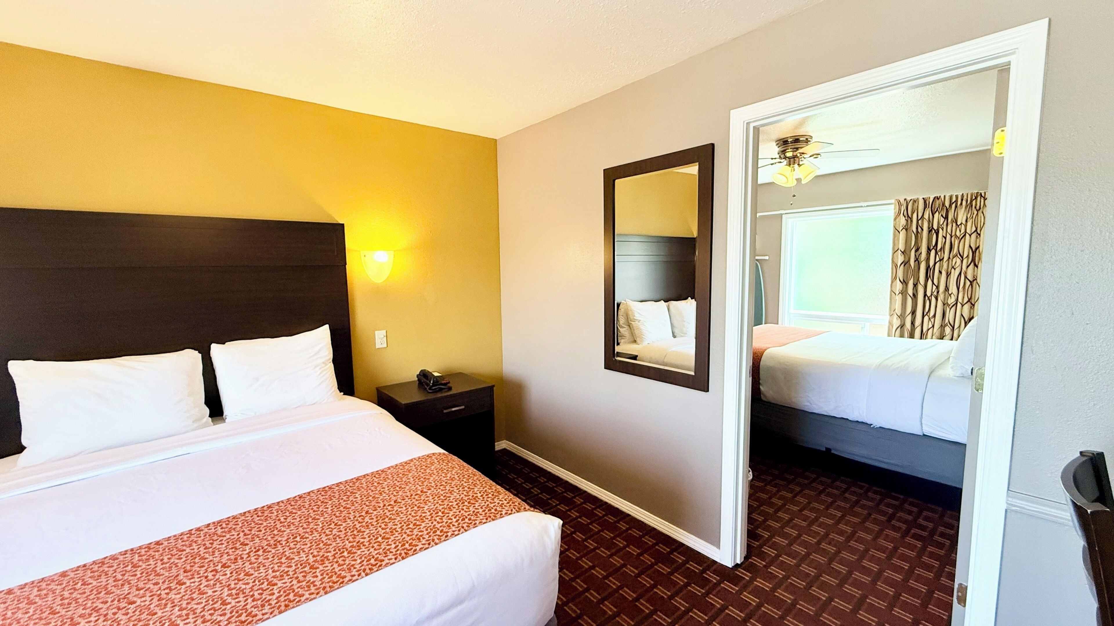 Suite, 2 Queen Beds, Non Smoking | 1 bedroom, iron/ironing board, free WiFi, bed sheets