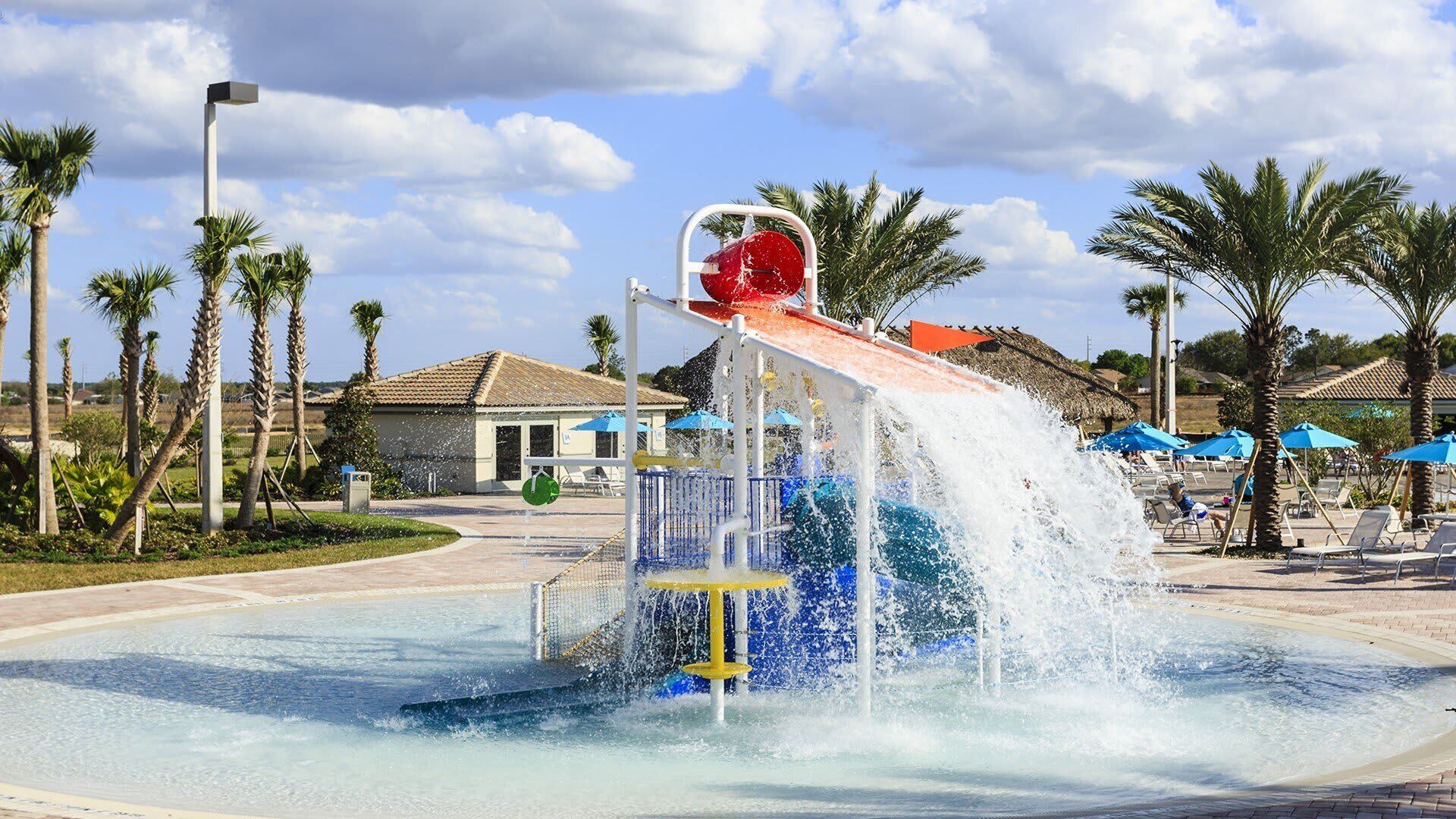 Resort Amenities -  Dive into fun at the resort's splash pool, a refreshing and vibrant water attraction for guests of all ages