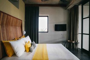 Penthouse | 1 sovrum, minibar, värdeförvaringsskåp på rummet och skrivbord