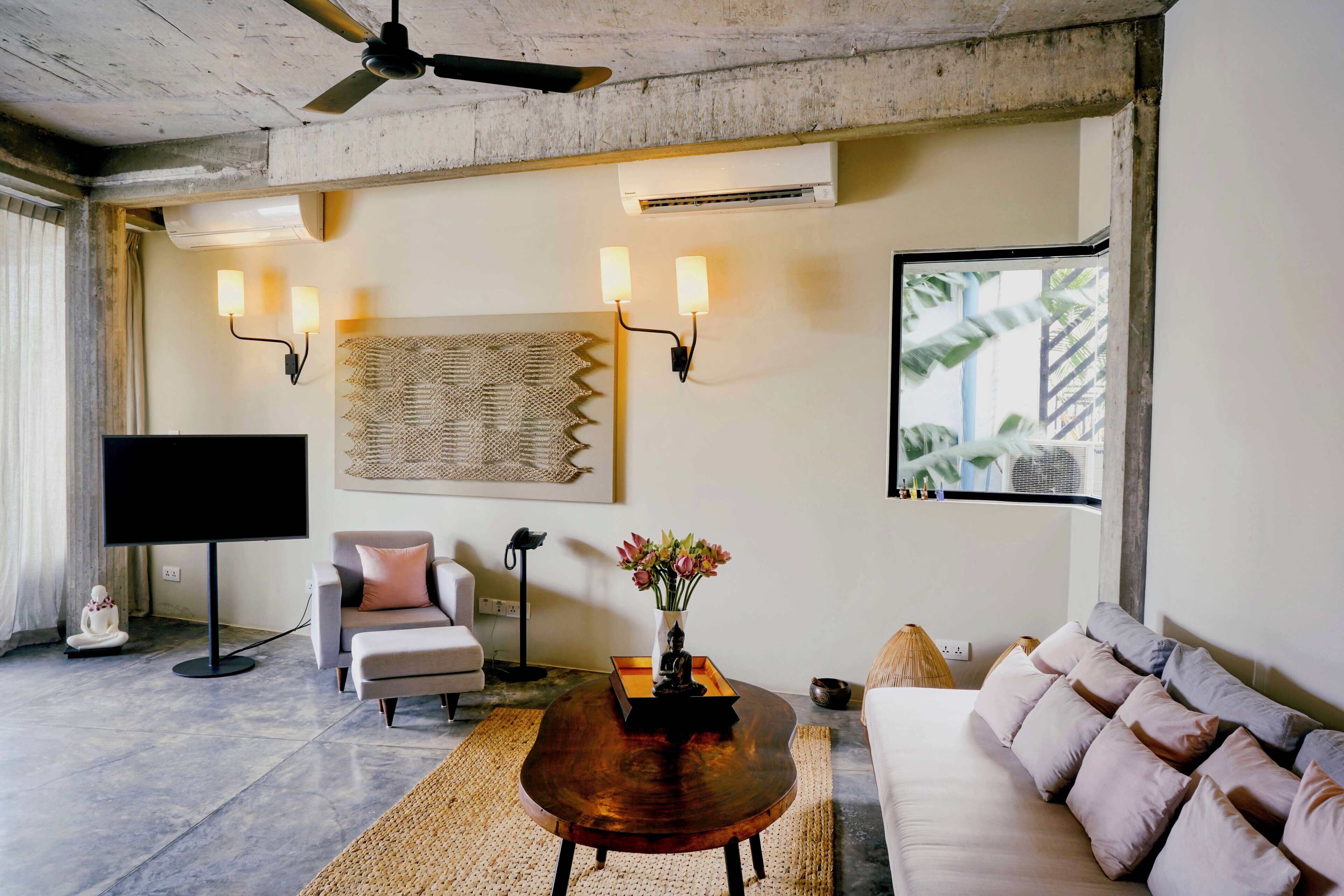 舒适公寓 | 客厅 | 电视、DVD 播放器