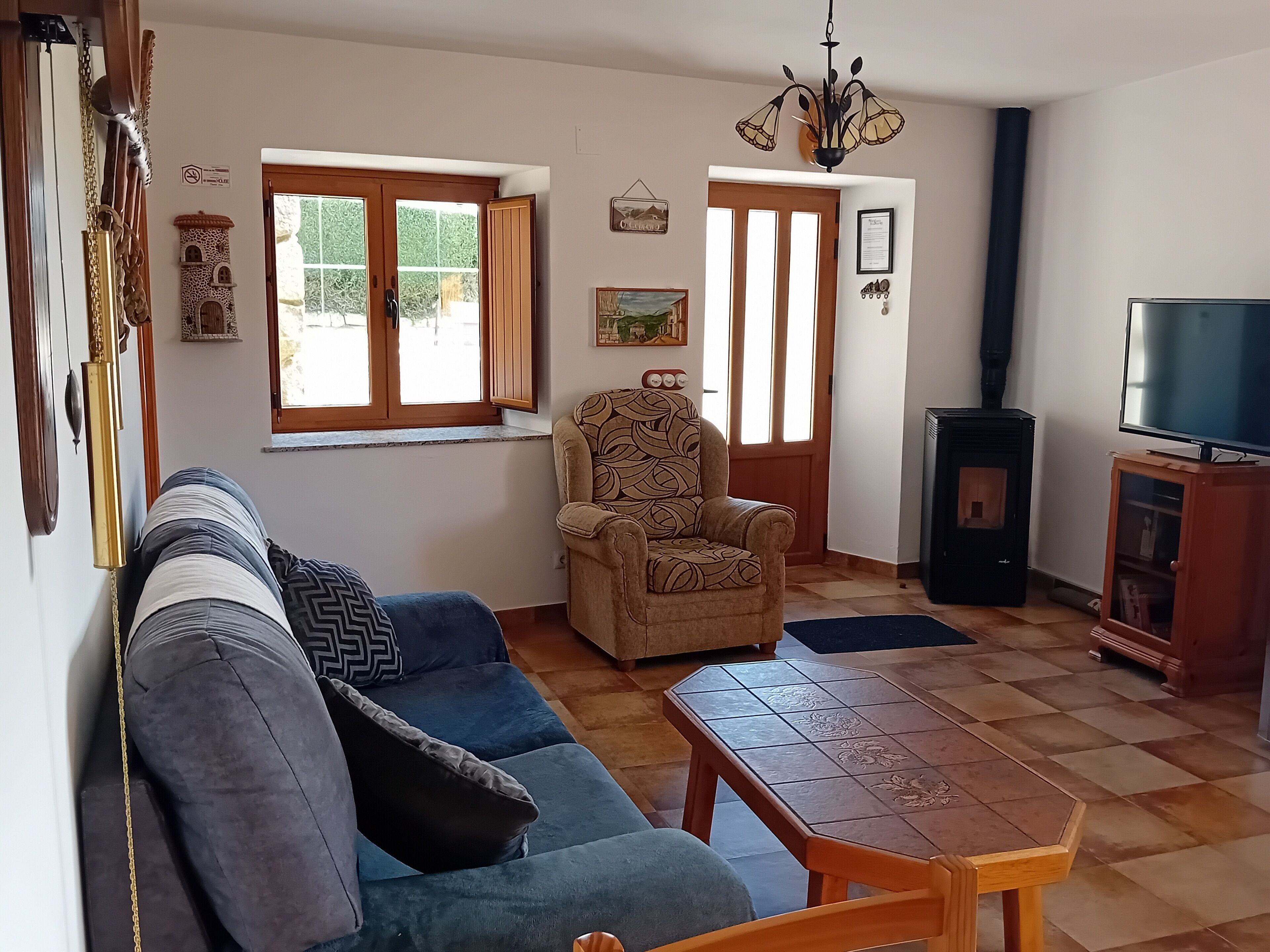 TV connectée, cheminée