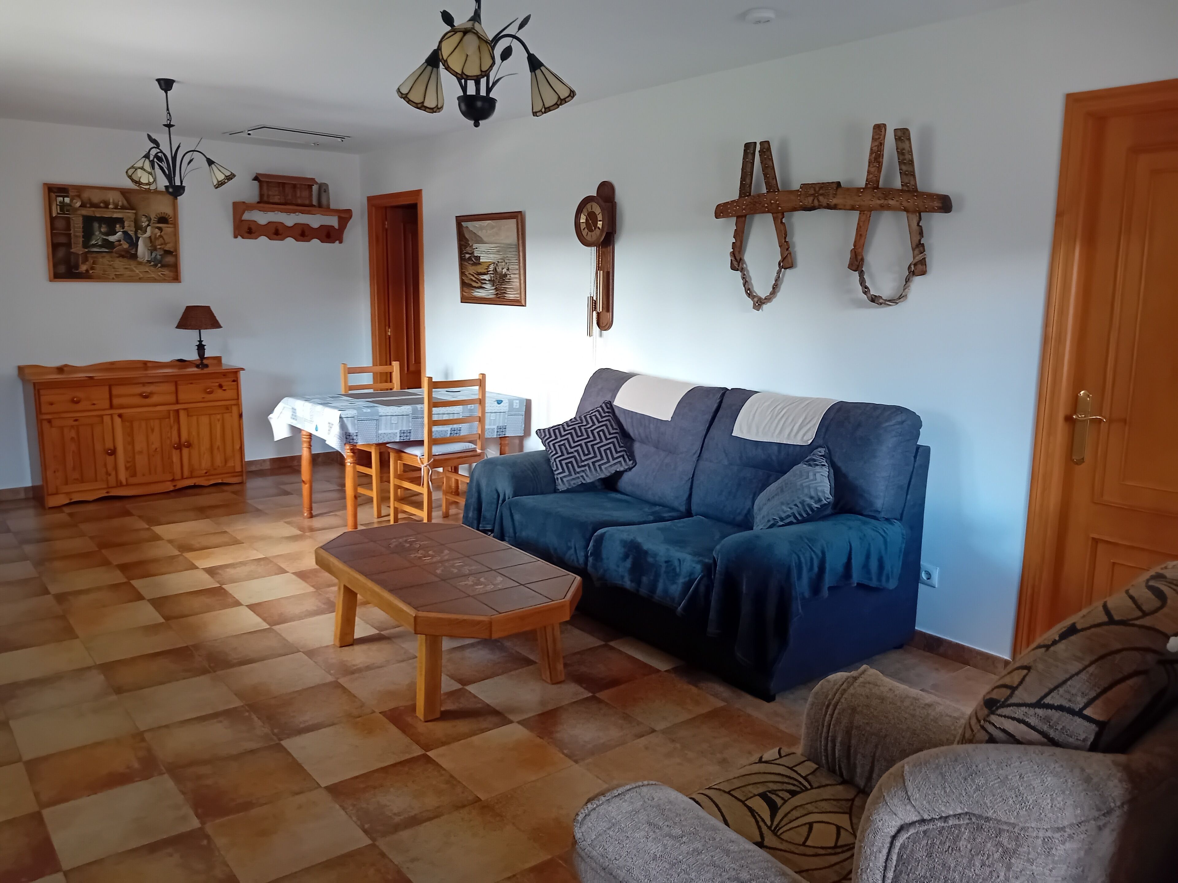 TV connectée, cheminée