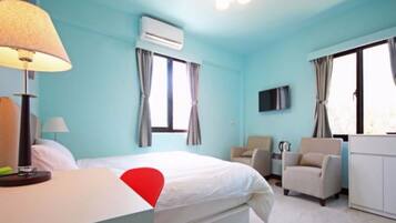 Doppelzimmer, zum Innenhof hin | Schreibtisch, kostenloses WLAN, Bettwäsche