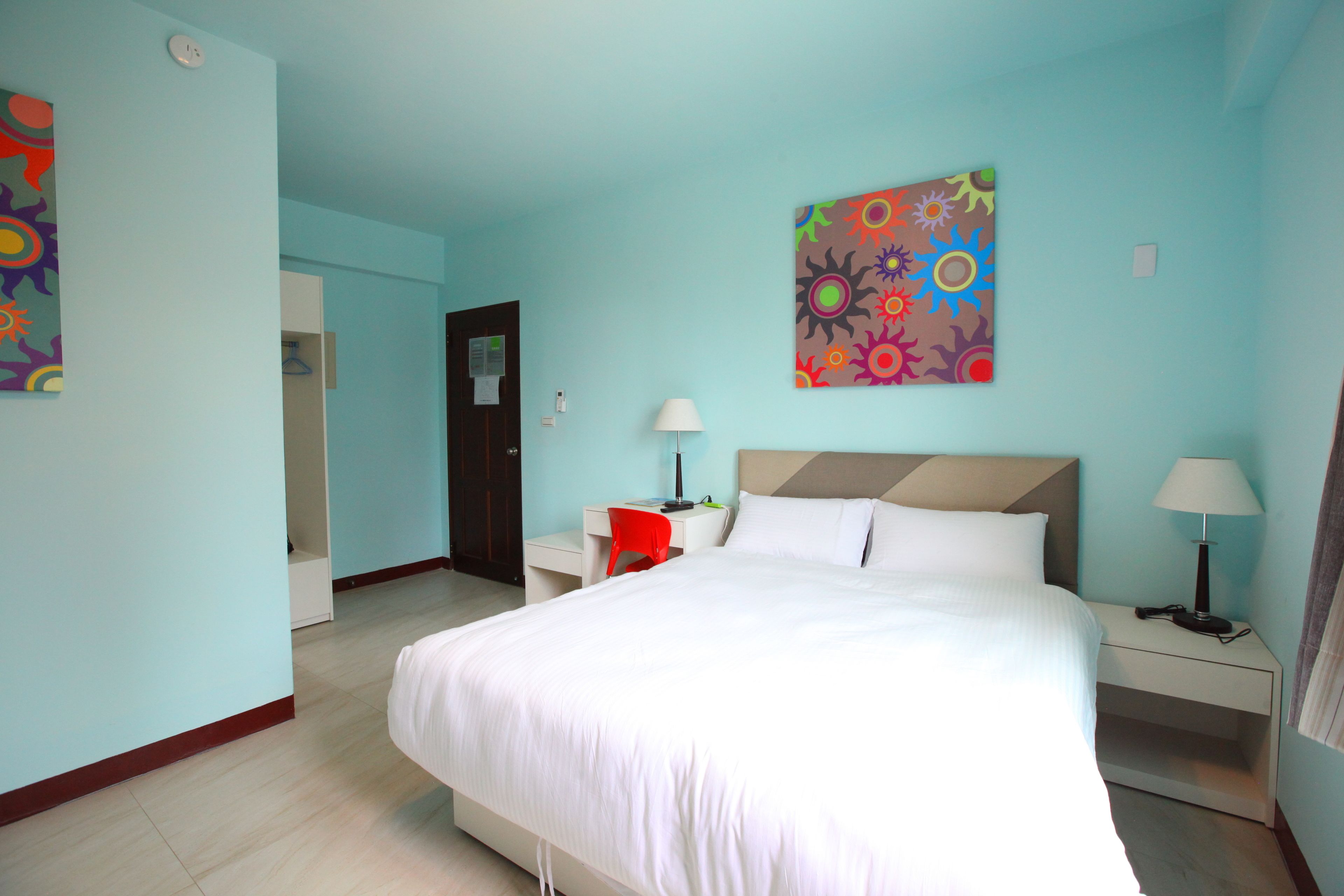 Double Room, Courtyard Area | Desk, free WiFi, bed sheets