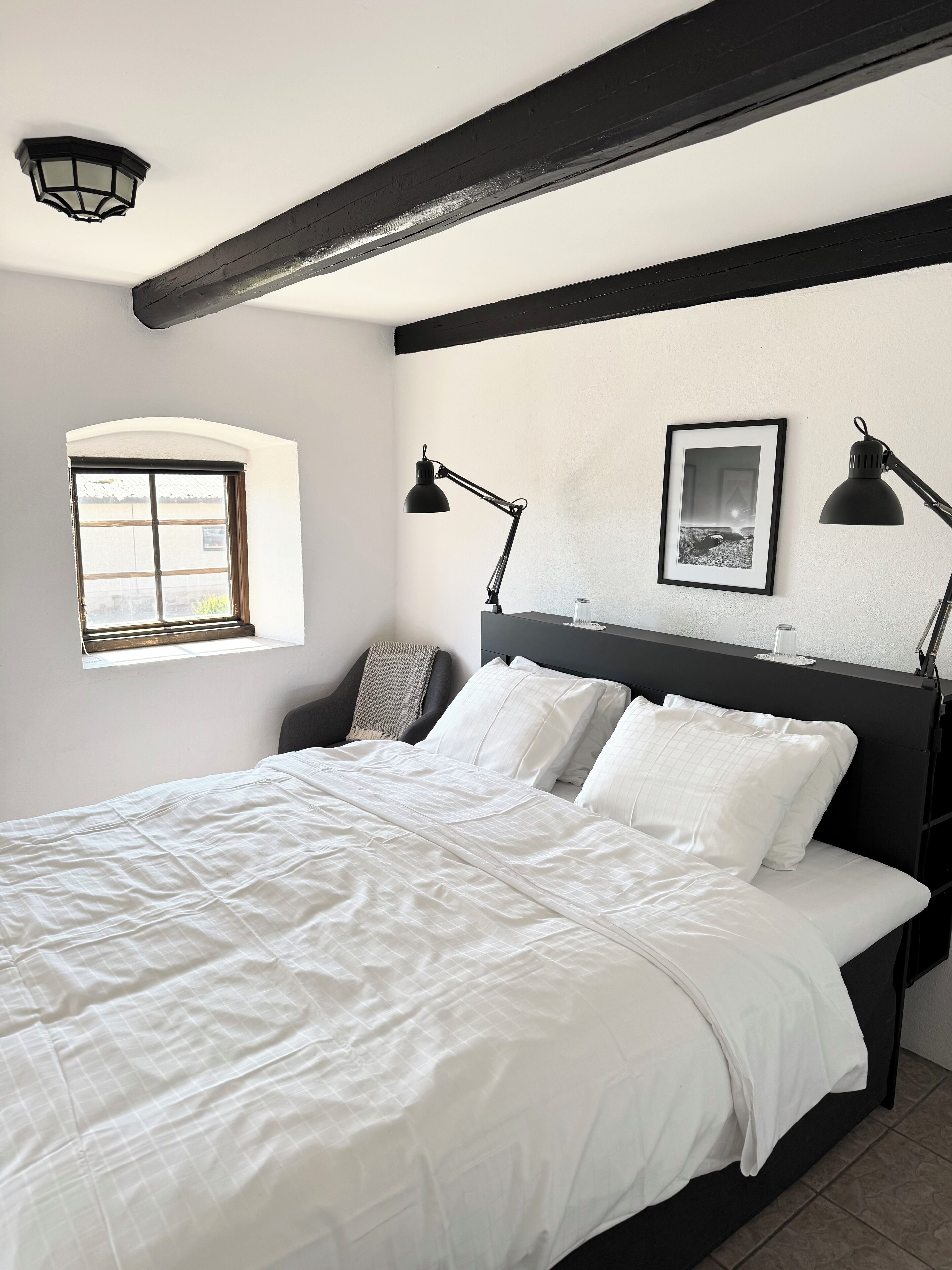 Dobbeltværelse | Premium-sengetøj, dundyner, strygejern/strygebræt, gratis Wi-Fi