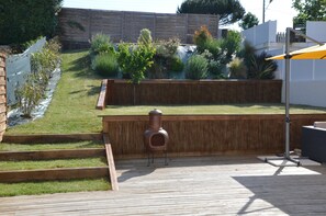 Terrace/patio - Royan house with enclosed garden near the sea 6-7 pers - WIFI (Royan)