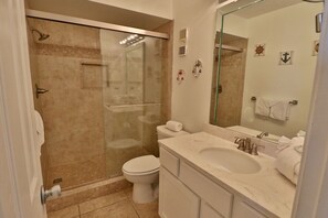 Shower, towels