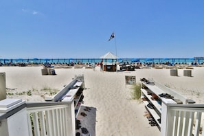 On the beach