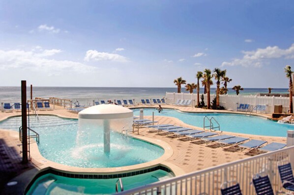 Pool - Majestic Towers 3rd floor 2 bedroom **TOWER 1 (Panama City Beach)