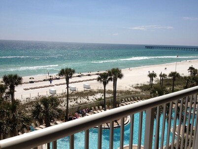 Grand Panama 5th Floor Gulf Front, Same Level As Walkover!
