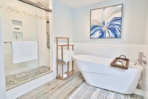 Shower, towels