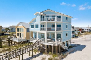 Exterior - Always Sunny - Luxury 6br/6ba Gulf Front Home with 2 living rooms, Sleeps 18 (Gulf Shores)