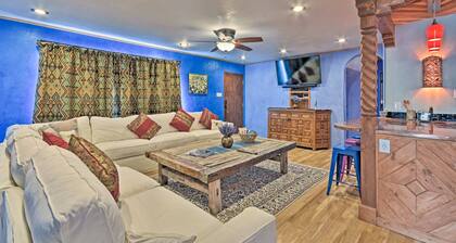 Cozy 'Blue Adobe' w/ Steam Room 2 Mi. from Taos!